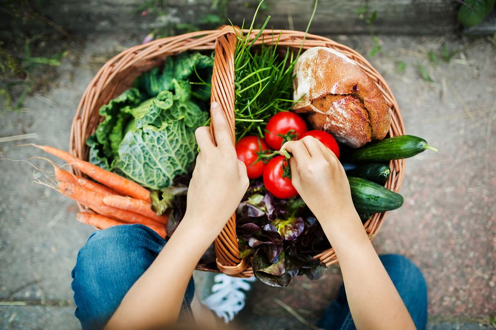 Alimentos para comer limpio. 